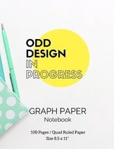 Odd Design In Progress: Maths Or Science Composition Notebook For Students With Quad Ruled 5 Squares per inch Graph Paper Suitable For Program