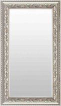 Zilveren Spiegel Brocant 54x144 cm – Amani – Lange Design Spiegel – Tijdloze Barok Spiegel – Grote Spiegels – Perfecthomeshop