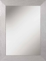 Design Spiegel Zilver 62x102 cm – Carla – Modern Spiegel Zilveren rand – Praktisch Lange Spiegel Zilver – Spiegel Zilveren lijst – Perfecthomeshop