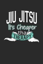 Jiu Jitsu It's Cheaper Than Therapy: A Blank Dot Grid Notebook Journal Gift (6 x 9 - 150 pages) - Journal dotted paper - For Bullet Journaling, Letter