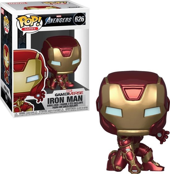 Pop Marvel: Avengers Game - Iron Man (Stark Tech) - Funko Pop #626 - Funko