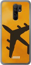 Xiaomi Redmi 9 Hoesje Transparant TPU Case - Aeroplane #ffffff