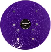 Let op type!! Aerobic Exercise Fitness magneet kronkelende taille schijf Twist Board  grootte: 25*3cm(Purple)