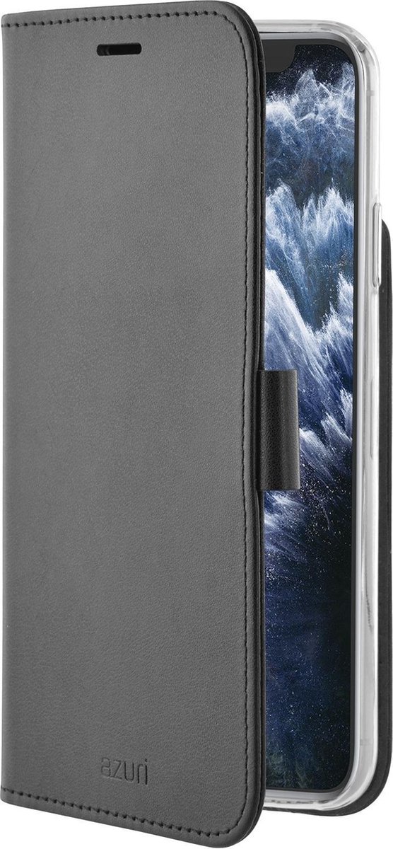 Azuri Apple iPhone X/Xs hoesje - Walletcase - Zwart