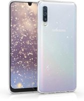 kwmobile hoes voor Samsung Galaxy A50 - backcover voor smartphone - Intense Glitter design - transparant