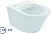 Saqu Sky 2.0 Compact Randloos 36x47x36 Cm Hangtoilet - Wit - WC Pot - Toiletpot - Hangend Toilet