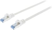 CAT6a S/FTP Netwerkkabel RJ45 (8/8) Male - RJ45 (8/8) Male 5.00 m Wit