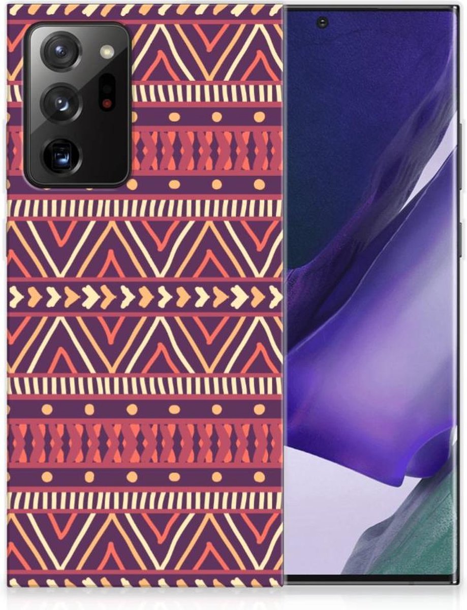 Samsung Galaxy Note20 Ultra TPU bumper Aztec Paars