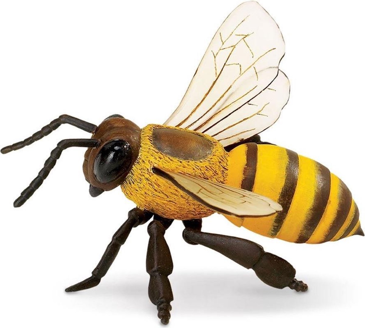 Safari Speelfiguur Honingbij Junior 17 Cm Zwart/geel