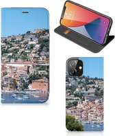 Stand Case Geschikt voor iPhone 12 | Geschikt voor iPhone 12 Pro Smart Cover Frankrijk