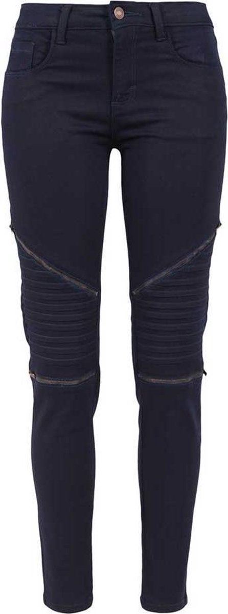 Urban Classics Skinny jeans -Taille, 27 inch- Stretch Biker Blauw | bol.com