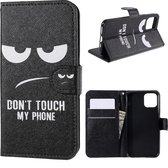 iPhone 11 Pro Max  Bookcase hoesje - Don't Touch My Phone