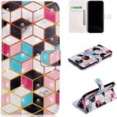 iPhone SE 2020 / iPhone7 / iPhone 8  Bookcase hoesje - Check