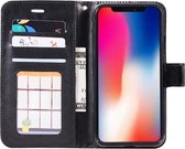 iPhone X / XS hoesje book case zwart
