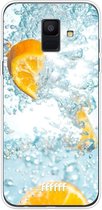 Samsung Galaxy A6 (2018) Hoesje Transparant TPU Case - Lemon Fresh #ffffff