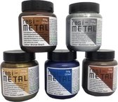resi-METAL Metallic Pigment 100 gram - Blauw Staal 100 gr.