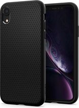 Hoesje Apple iPhone Xr - Spigen Liquid Air Case - Zwart