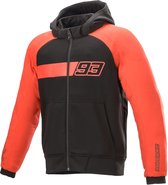 Alpinestars Aragon Black Red Motorcycle Hoodie 2XL