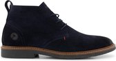 Travelin' Glasgow - Nette Suede Leren Heren Veterschoenen - Donkerblauw Leer - Maat 48