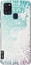 Casetastic   Hoesje - Softcover Hoesje met Design - Rainbow Mandala Print