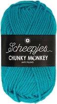 Scheepjes Chunky Monkey 100g - 2012 Deep Turquoise - Blauw