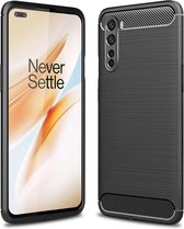 Rugged TPU hoesje voor OnePlus Nord - zwart