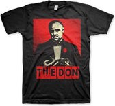 The Godfather Heren Tshirt -L- The Don Zwart