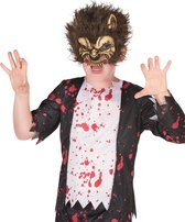 Vegaoo - Latex weerwolf masker voor kinderen