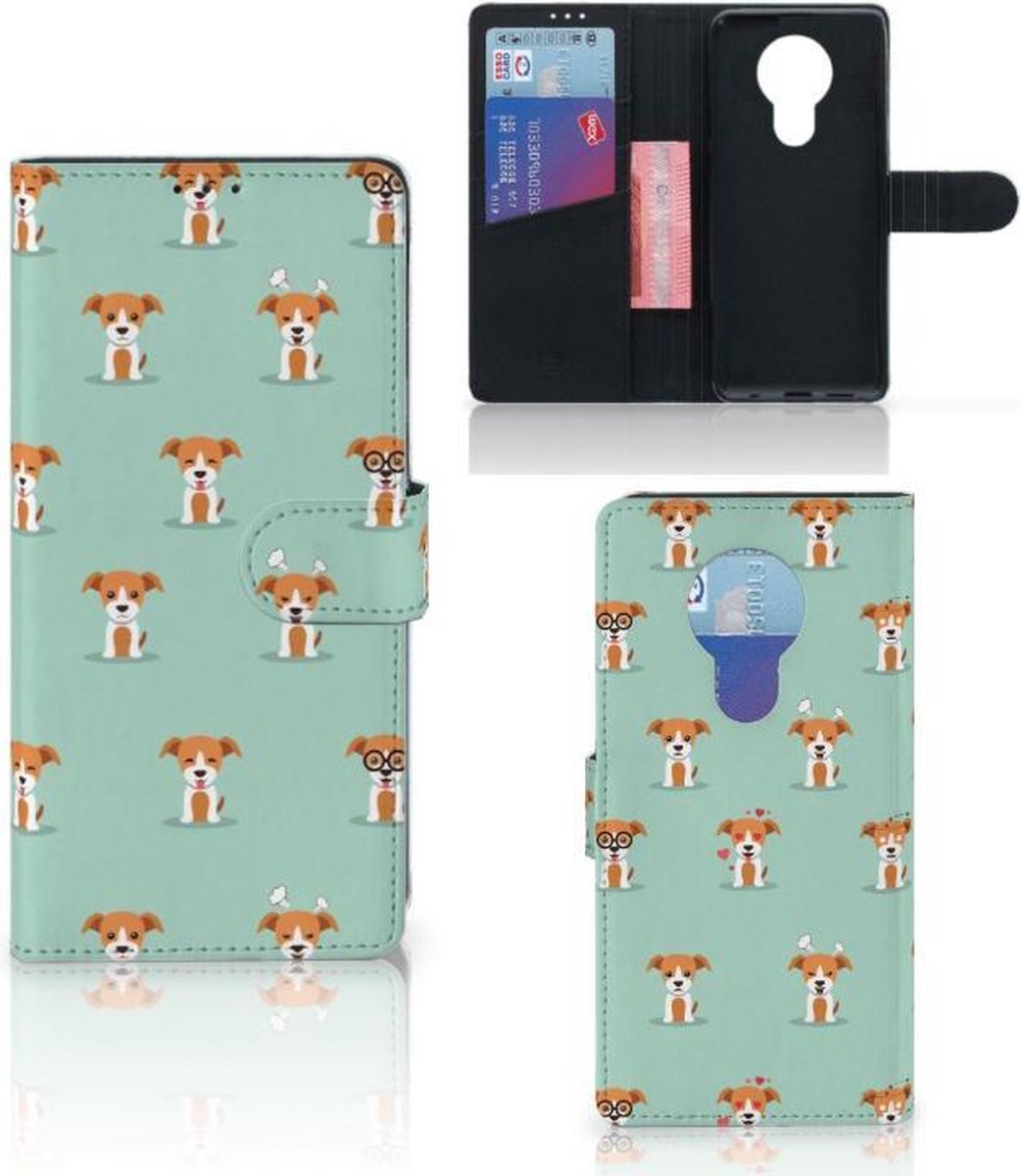 Nokia 5.3 Telefoonhoesje met Pasjes Pups