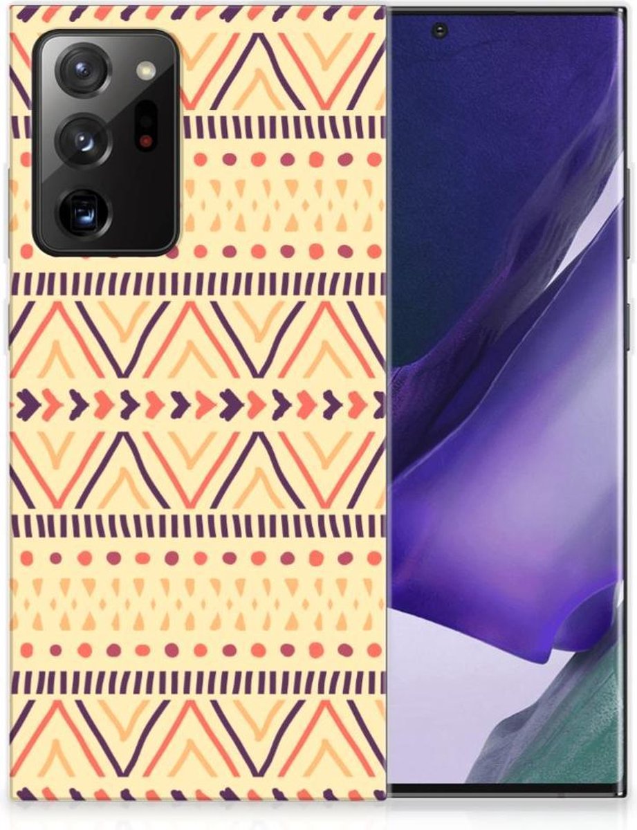 TPU Hoesje voor Samsung Galaxy Note20 Ultra TPU bumper Aztec Yellow