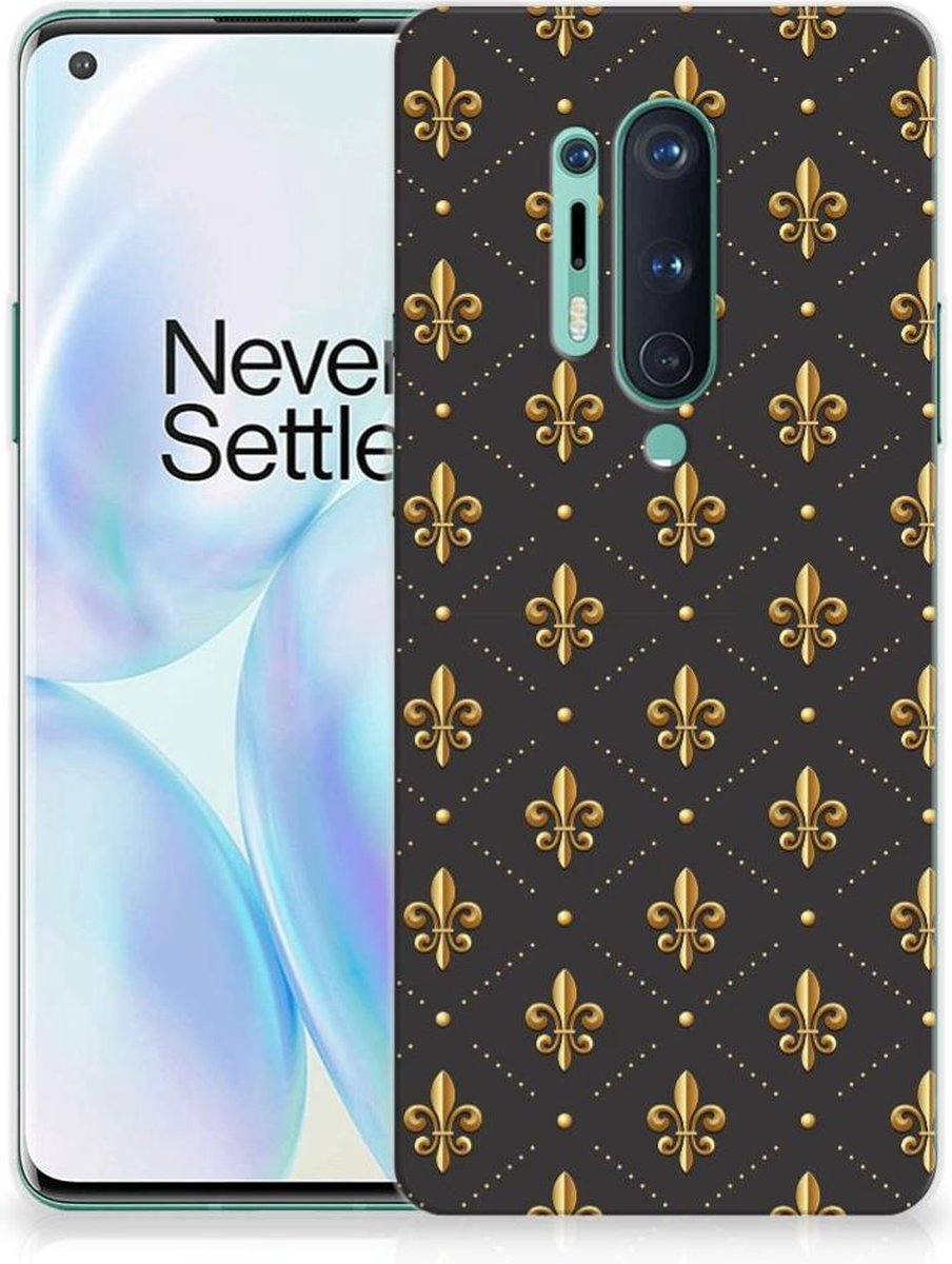 TPU Hoesje voor OnePlus 8 Pro TPU bumper Franse Lelie