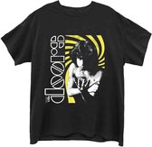 The Doors Heren Tshirt -XL- Jim Spinning Zwart