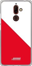 Nokia 7 Plus Hoesje Transparant TPU Case - FC Utrecht #ffffff