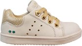 Bunnies JR 219340-500 Meisjes Lage Sneakers - Beige - Leer - Veters