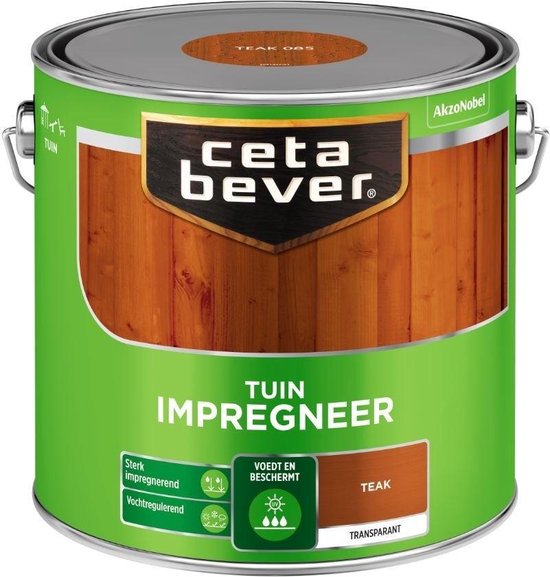 CetaBever Impregneer - Transparant - Teak - 2,5 liter