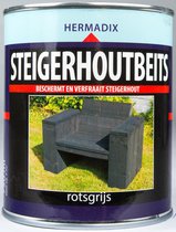 Hermadix Steigerhoutbeits - 0,75 liter - Rots Grijs