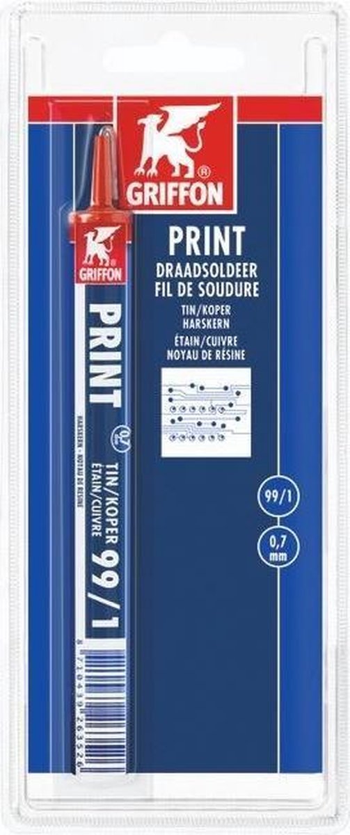 Draadsoldeer tin/koper 99/1 - 1.5mm - Snel Metaal