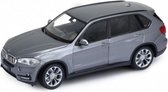 Modelauto BMW X5 SUV grijs 20 x 8 x 7 cm - Schaal 1:24 - Speelgoedauto - Miniatuurauto