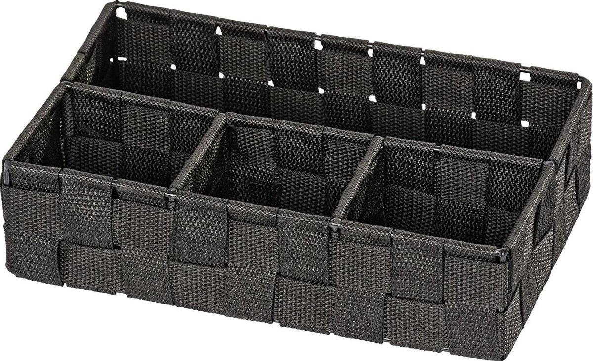 Wenko Organizer Adria 17 X 26 X 6,5 Cm Polypropyleen Zwart