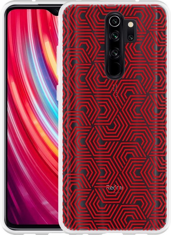 Xiaomi Redmi Note 8 Pro Hoesje Geometric Designed by Cazy