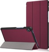 Tri-Fold Book Case met Wake/Sleep - Geschikt voor Huawei MatePad T8 Hoesje - Bordeaux
