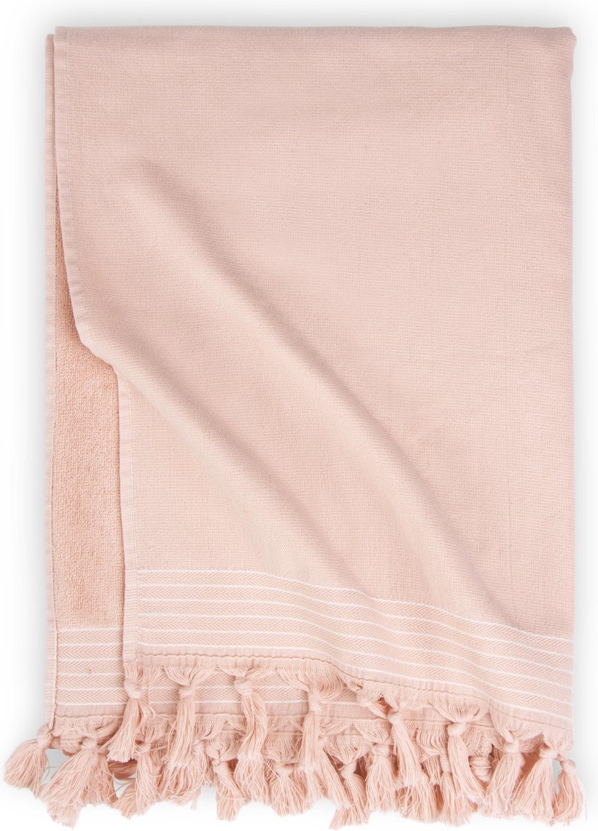 Walra Hamamdoek Soft Cotton - 100x180 cm - Roze