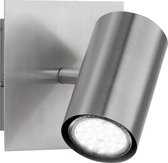LED Wandspot - Trion Mary - GU10 Fitting - Vierkant - Mat Nikkel - Aluminium - BES LED