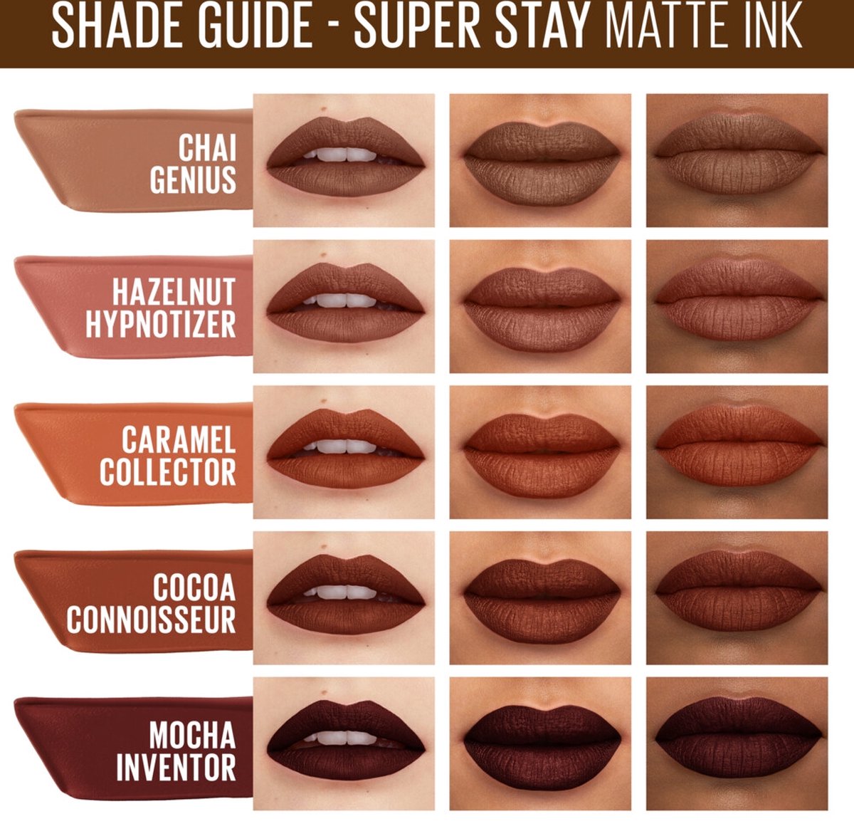 Maybelline SuperStay Matte Ink Lipstick Coffee Collection Limited Edition -  260... | bol.com