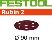 Festool Schuurschijf STF D90/6 P80 Rubin 2 VE=50