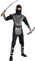 Amscan Kostuum Ninja Jongens Polyester Zwart 4-delig 8-10 Jaar