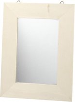 Spiegel Hout 21 X 16 Cm Blank Per Stuk