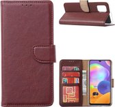 Samsung Galaxy A21S Hoesje / wallet case Bordeaux