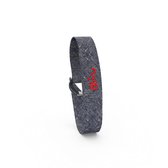TOO LATE montre tissu FABRIC WATCH LINO blue jeans