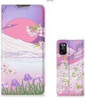 Smartphone Hoesje Cadeautjes voor Vrouwen Samsung Galaxy A41 Book Style Case Bird Flying